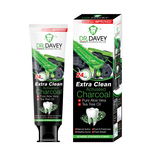 DR.DAVEY Charcoal + Aloe Toothpaste