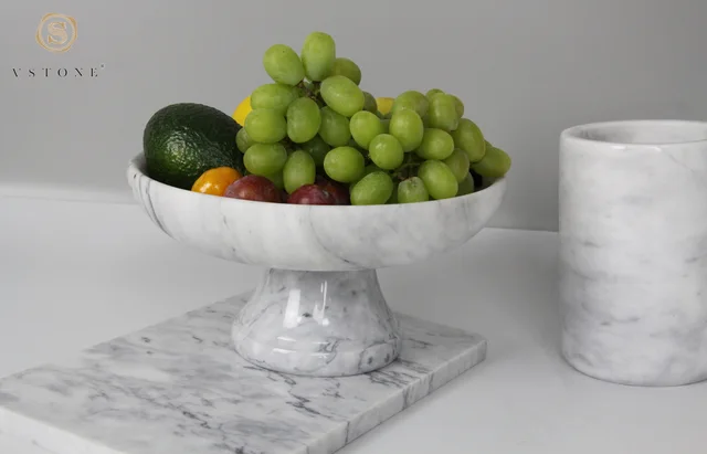 Fruit cake stand/Marble fruit cake stand/Stone fruit cake stand