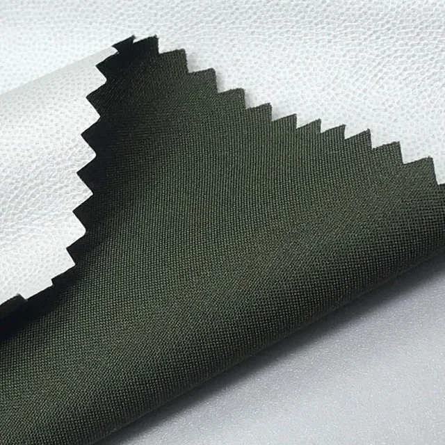 75D mechanical pongee fabric laminated TPU film