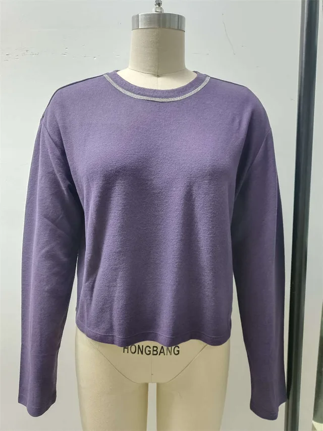 Round neck top