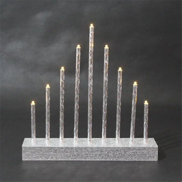 9L warm white LED aluminium pipe light-silver