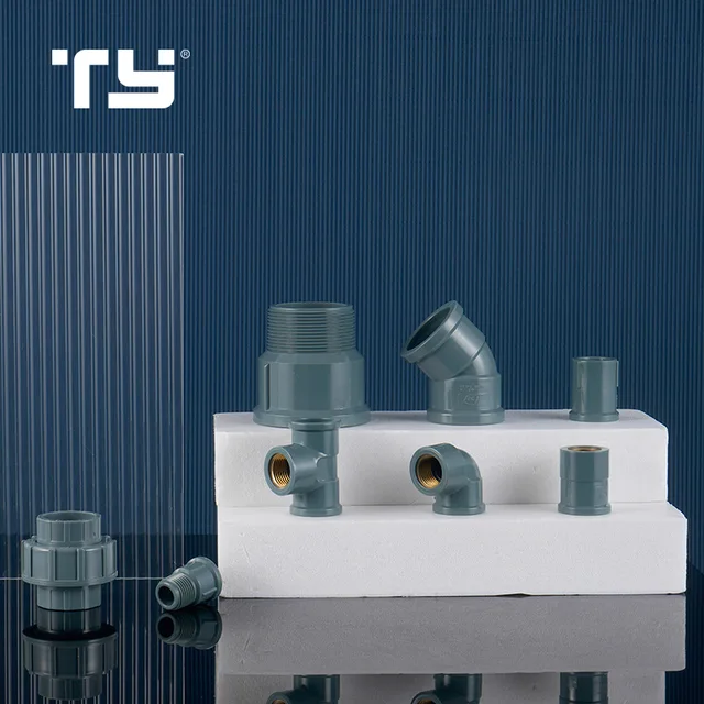 PVC Pressure Pipe Tube Fitting NBR 5648 45 DEG ELBOW