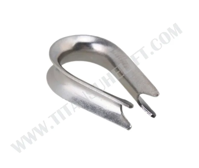 U.S. Type G411 Wire Rope Thimble, Stainless Steel AISI 304 or 316