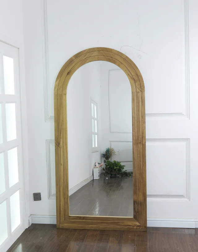 Decor mirror / wooden framed mirror / wood mirror
