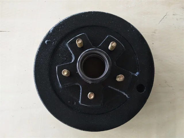 Hot Sale 5 Lug Trailer Brake Drum Caravan Trailer Accessory Parts