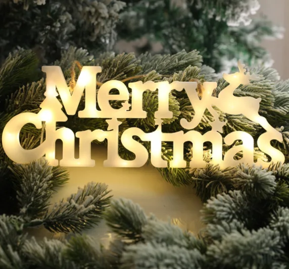 LED Christmas decoration Letter light