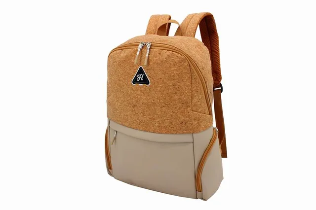 Fashion eco-friendly natural cork day backpack for travel HV-BAP-203