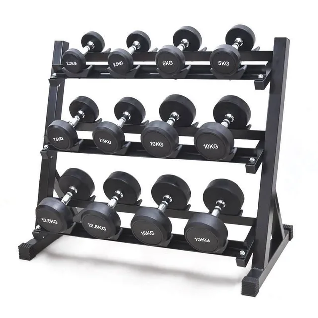 Rubber dumbbell