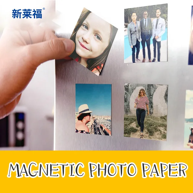 Magntic photo paper