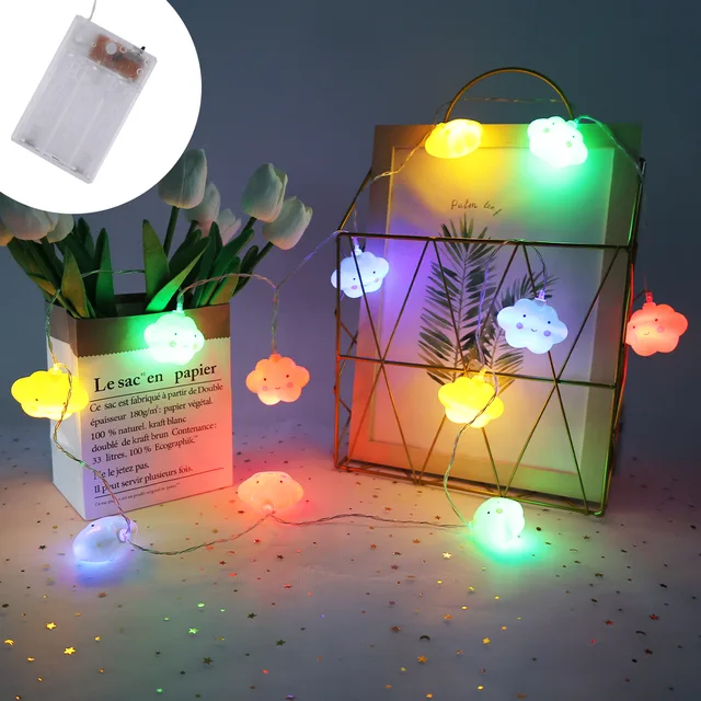 GANGGES SA Battery Box Mushroom Cloud, Eye, Lemon, Pineapple, Pumpkin LED String Light