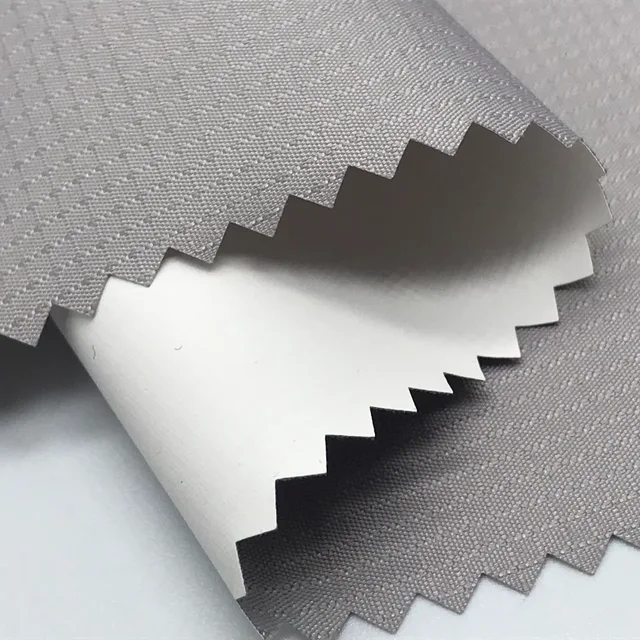 75D ripstop pongee white pu coated fabric for outdoor jacket