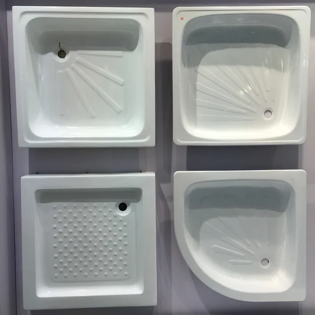 Steel shower tray