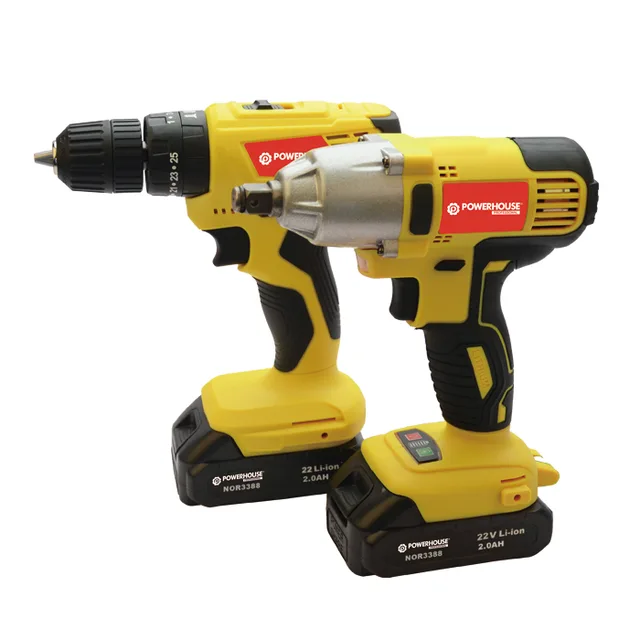 Lithium-Ion Cordless Combo Kit impact wrench & drill