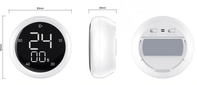 Timer rotated