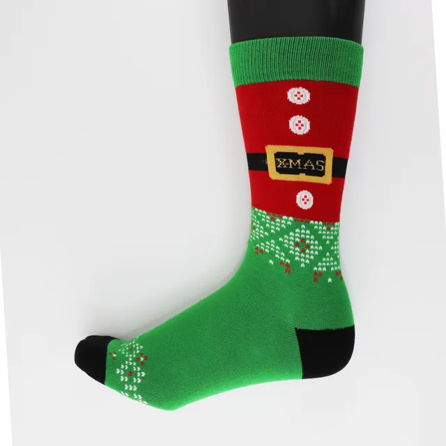 Christmas Jacquard Cotton Socks men women children