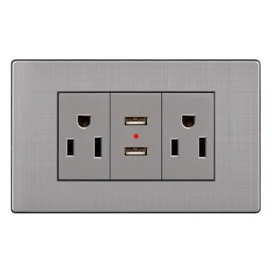 Wall plate switch socket