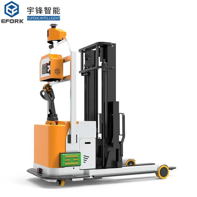 Small forward stacking AGV