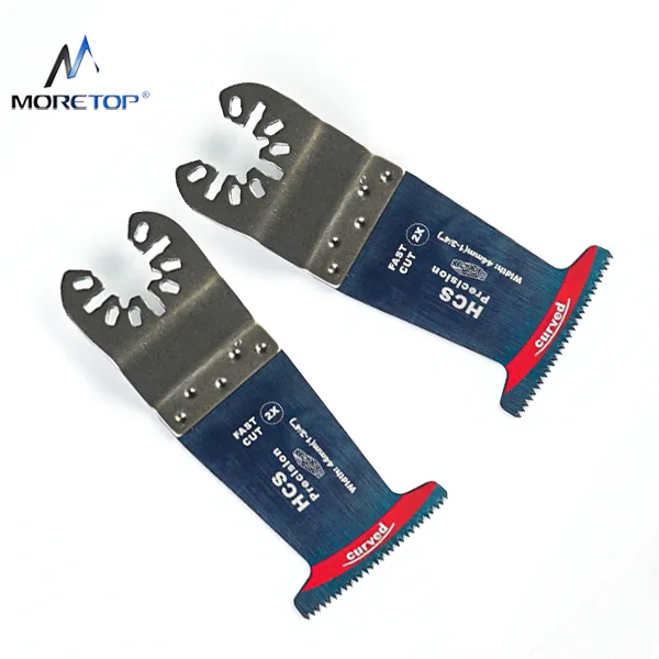 Moretop curved teeth oscillating saw blade