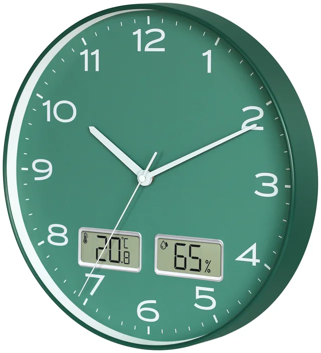 Wall clock with calendar,temperature,humidity