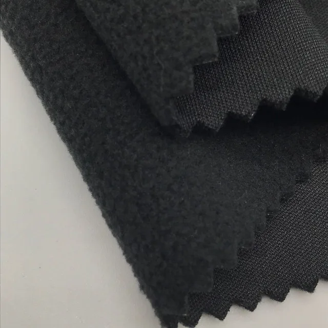 Jersey bonded TPU polar fleece softshell fabric