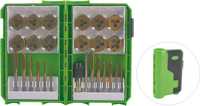 25pc tap and die set