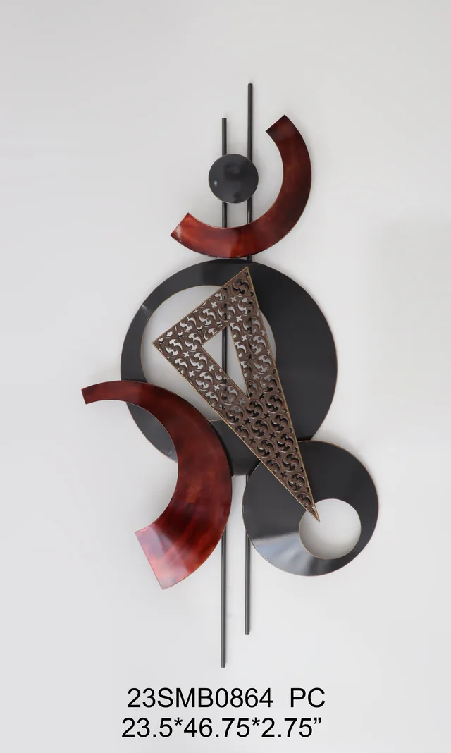 2026FW Modern Geometry Design Metal Wall Art
