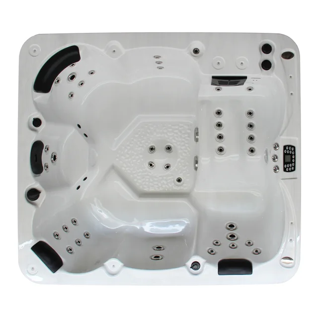 Aquaspring freestanding jacuzzi spa outdoor hot tub hydro massage spa with balboa system