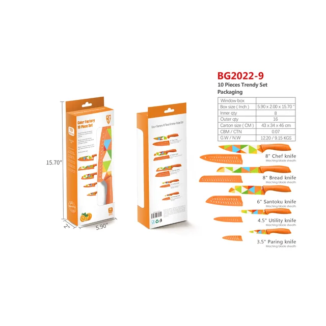 10pcs Trendy Set Packaging