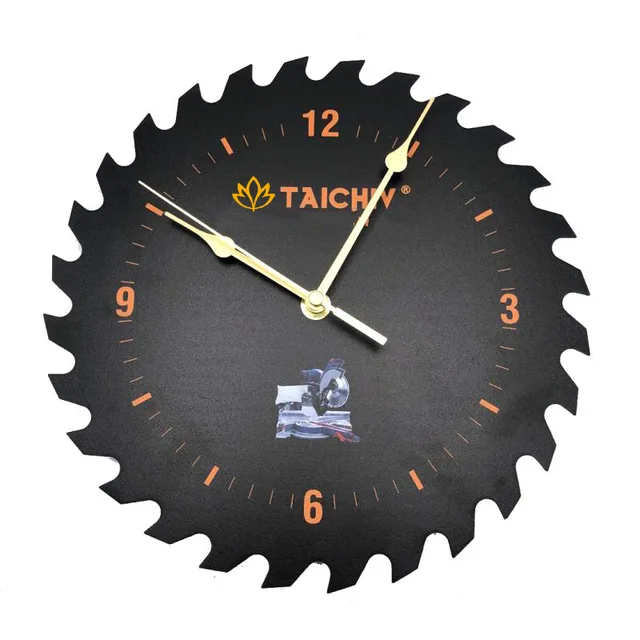 Saw clock， clock.