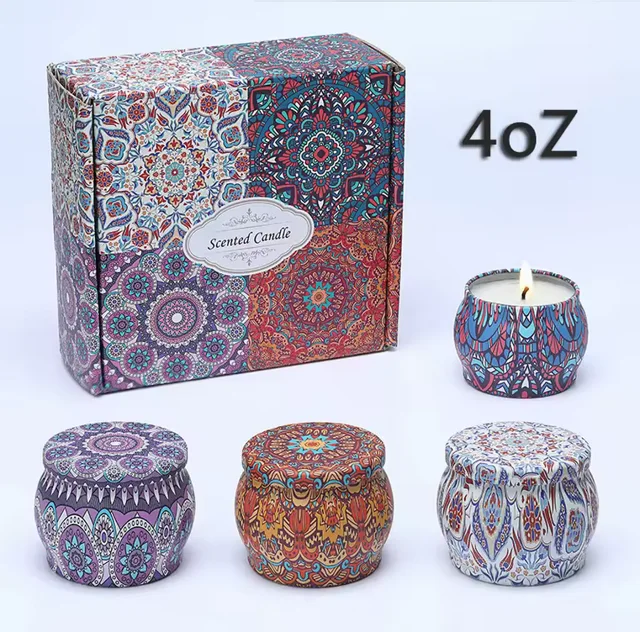 Dried flower scented candle flower fragrance long-lasting plant essential oil scented candle