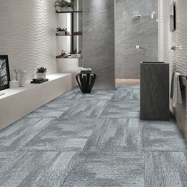 LKHY melbourne carpet tiles bitumen backing office square floor carpet