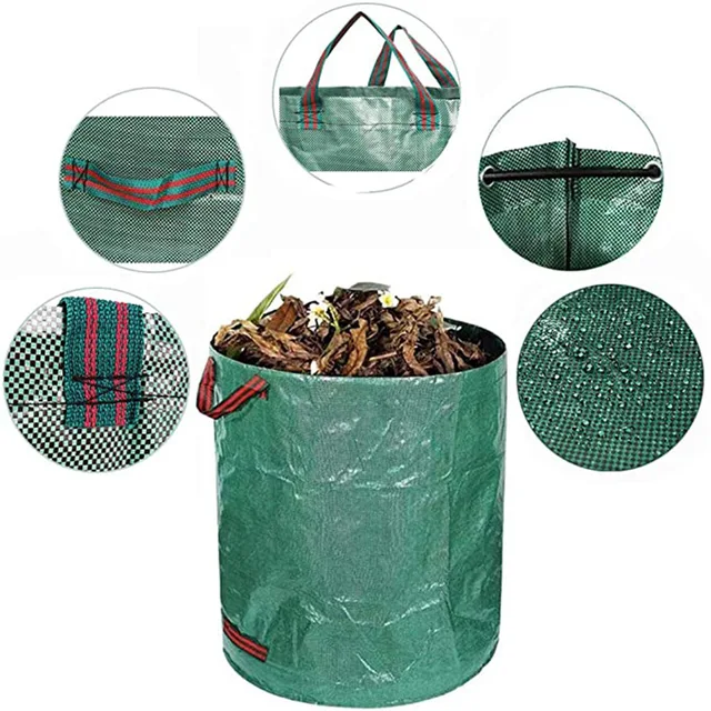 Garden garbage bag, garden leaf bag, garden bag