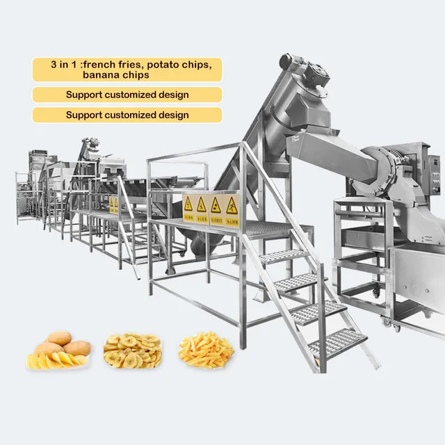 Frozen french fries production line