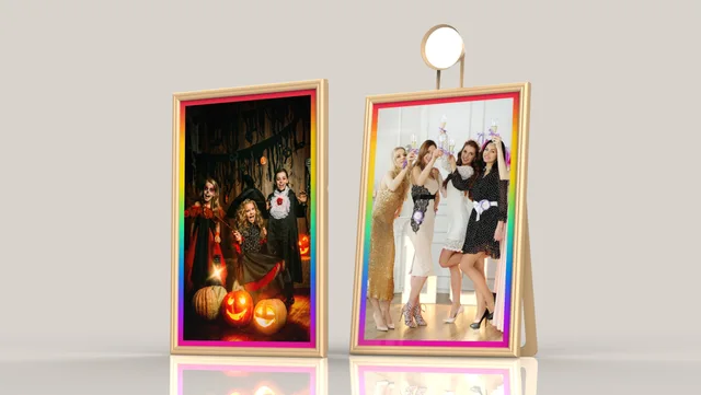 55" mirror photo booth