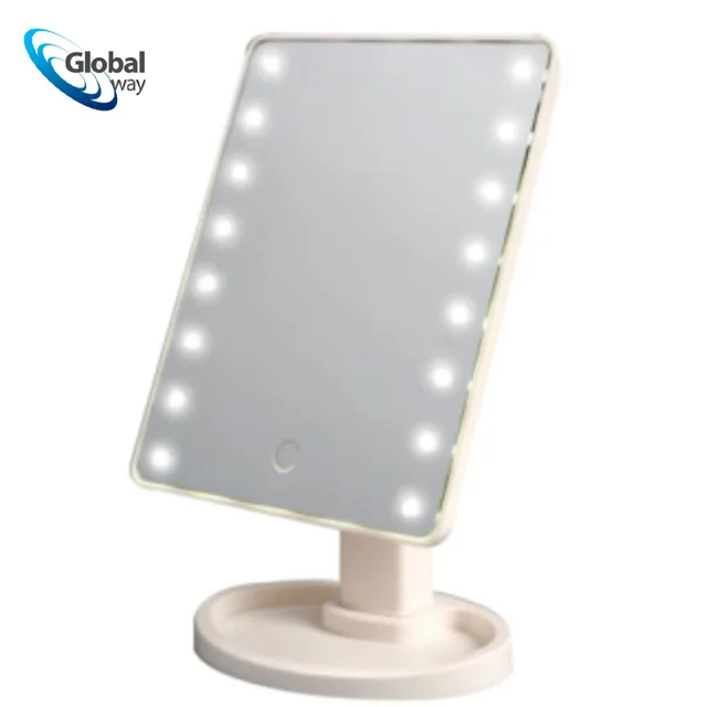 LED desktop cosmetic mirror
