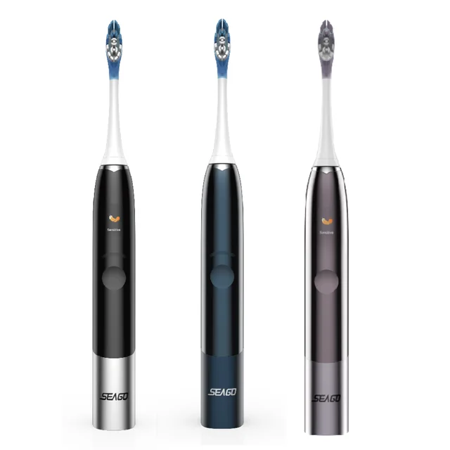 Electric toothbrush with LED display