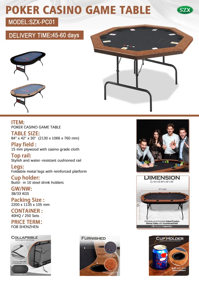 Poker tables