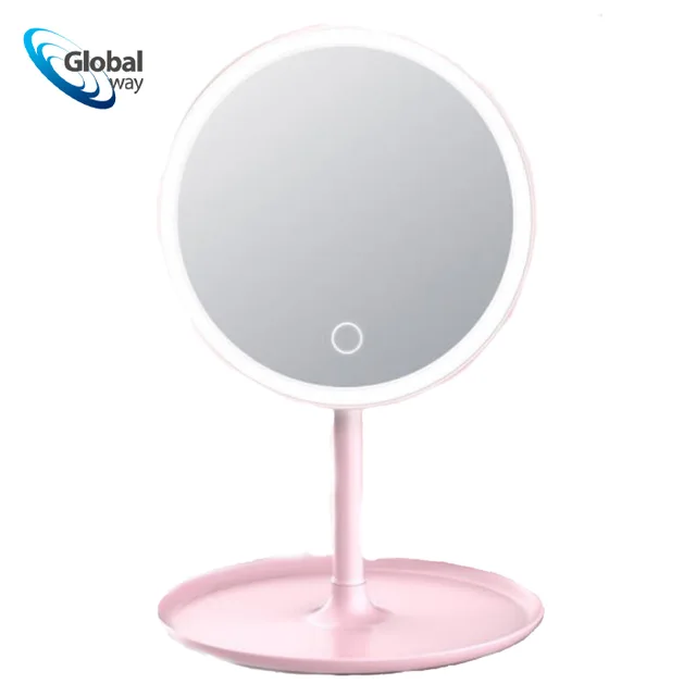 Circular cosmetic mirror