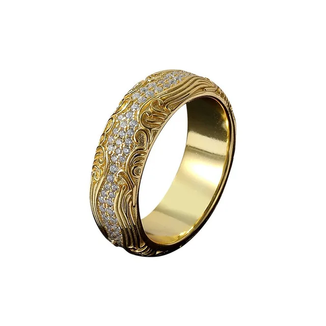 Europe and the United States fashion S925 silver men's trend personality ring