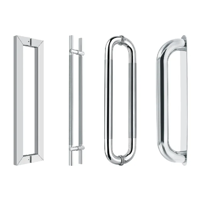Glass door handle