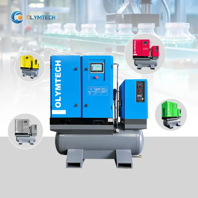 Air compressor for laser cutting and woodworking, energy efficient