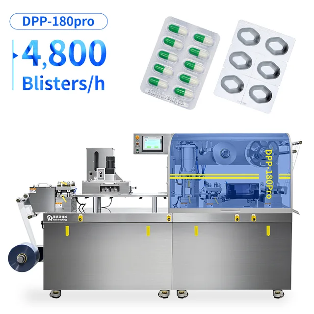 Capsule Packaging Automatic Blister Forming Packing Sealing Machinery Pill Blister Packing Machine