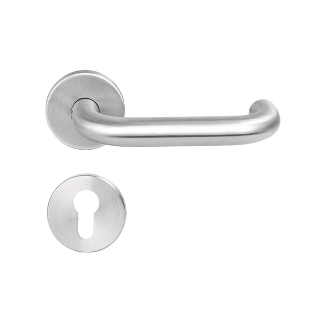 European Standard Stainless Steel Fire rated Door Lever Handle-ss4003