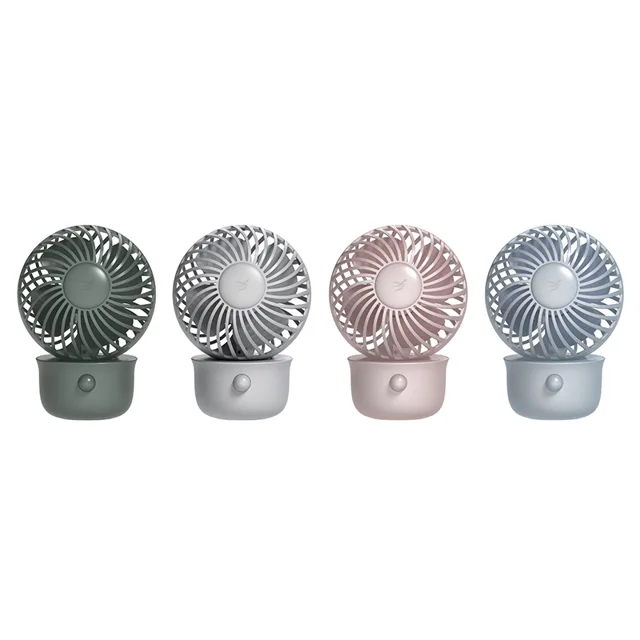 Swing pot mini fan