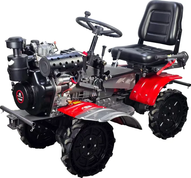 4wd Riding Tiller