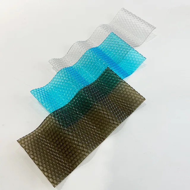 Corrugated polycarbonate sheet
