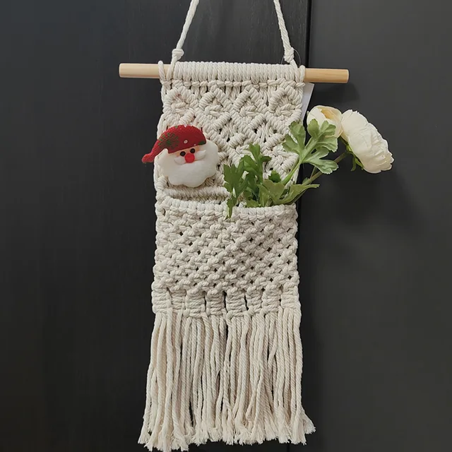 Multi-Functional Boho Macrame Wall Hanging
