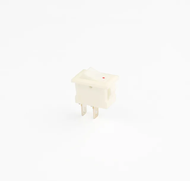Zhongxing Wright Hot Sale 2A 250V SPST White Square Rocker Switch