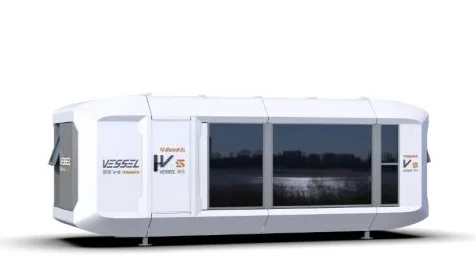 Prefabricated houses made of metal products