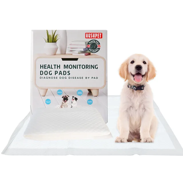 HUSHPET health monitoring super absorbent PH test disposable dog toilet pee pad, puppy urine pad